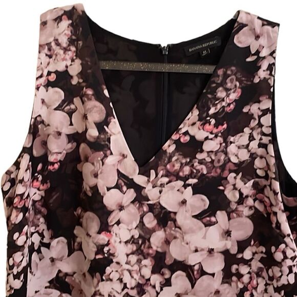 Banana Republic Floral printed sleeveless career dress size 14 - Picture 2 of 9